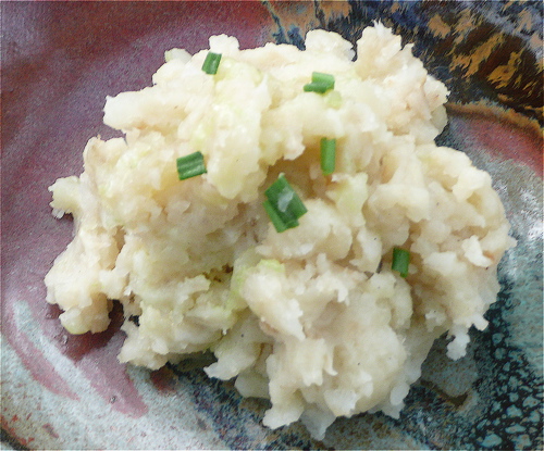 Smashed Potatoes and Celery Root with Chive Butter – Amy Cotler
